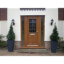 Front door with matching sidelights